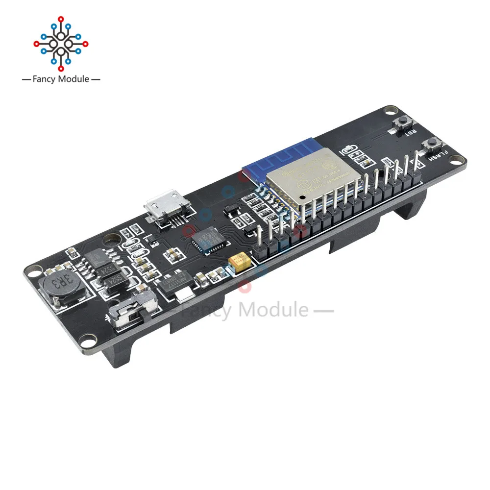 Для материнской платы WeMos D1 Esp-Wroom-02 ESP8266 Mini WiFi Nodemcu модуль 18650 аккумулятор |