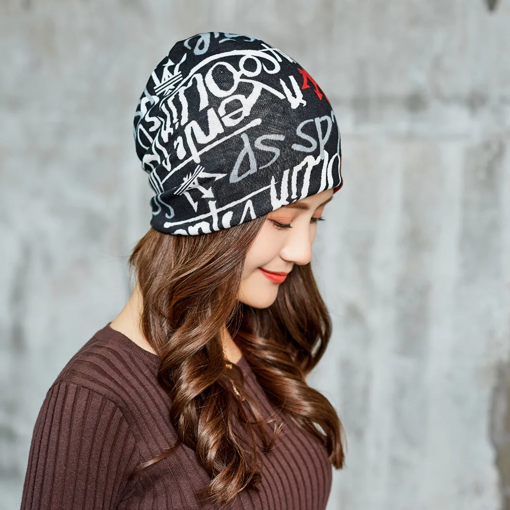 2019 Designer Women Hats Autumn Spring Winter Skullies Female Headgear Fashion Letter Korean Monthly Womens Beanies Hat | Аксессуары для