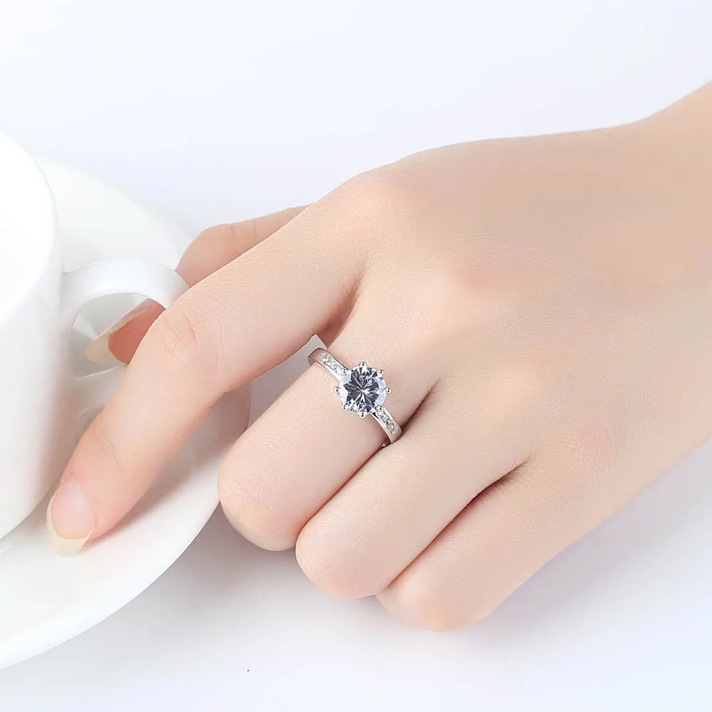 Женская готическая Корона корейское кольцо с кристаллом из фианита обручальные