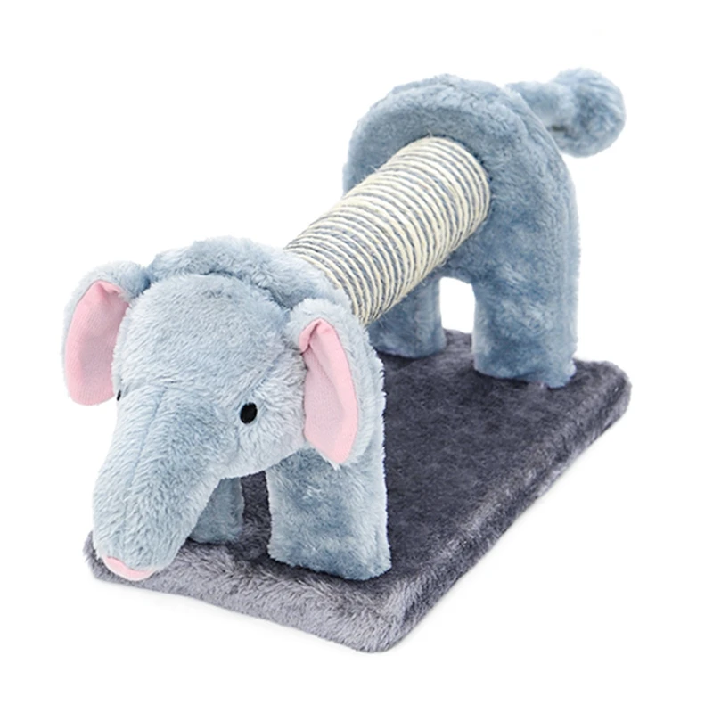 

Cat Toy Climbing Furniture Cat Scratching Cute Elephant Lion Shape Interactive Toys Kitten Climbing Frame