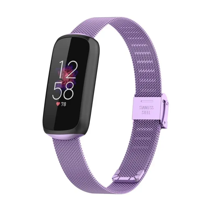 Новинка ремешки для часов Fitbit Luxe Sport браслет из нержавеющей стали металлический