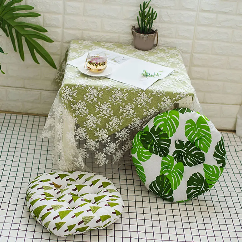 Мультяшные круглые подушки для сидений милые офисных диванные подушка стула