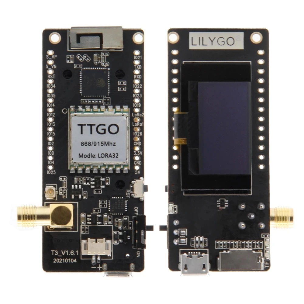Лилиго®Wi Fi модуль TTGO ESP32 Paxcounter LoRa32 V2.1 1.6.1 версия 433/868/915 МГц LoRa ESP 32 OLED 0 96 дюймовая SD