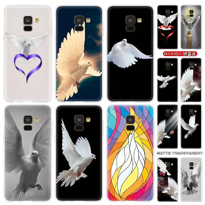 

Phone Case For Samsung Galaxy J6 J8 J5 J7 J4 Plus 2018 2016 2017 EU Prime Pro CORE Cover Star Pigeon of peace