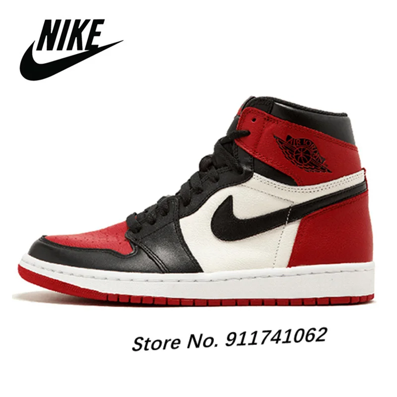

Original Air 1 FileRecv AJ--1 Chicago Red Mid-High Top Mens Basketball shoes Comfortable Mans Sport Size 40-46