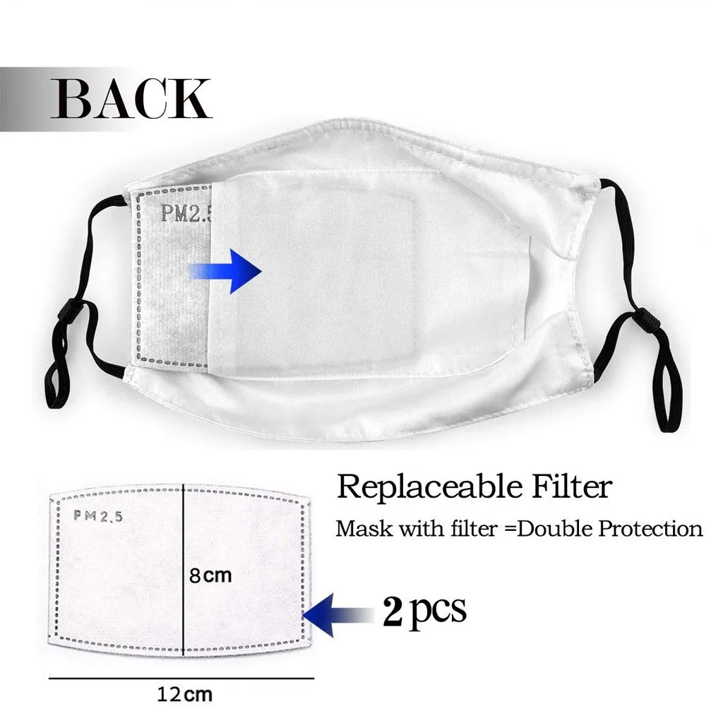 

In Stock 1+2Pcs Filters Adjustable No Reusable Personal Health Care New Care Air Purifying Respirato Mascarillas fast shipping