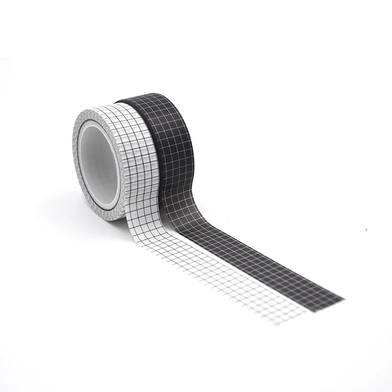Декоративная клейкая лента в черно-белую клетку 10 метров наклейки с лентами мм |