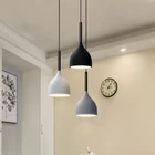 Современные светодиодные подвесные светильники в скандинавском стиле, минималистичные подвесные светильники из массива дерева E27, светильники для кухни, ресторана