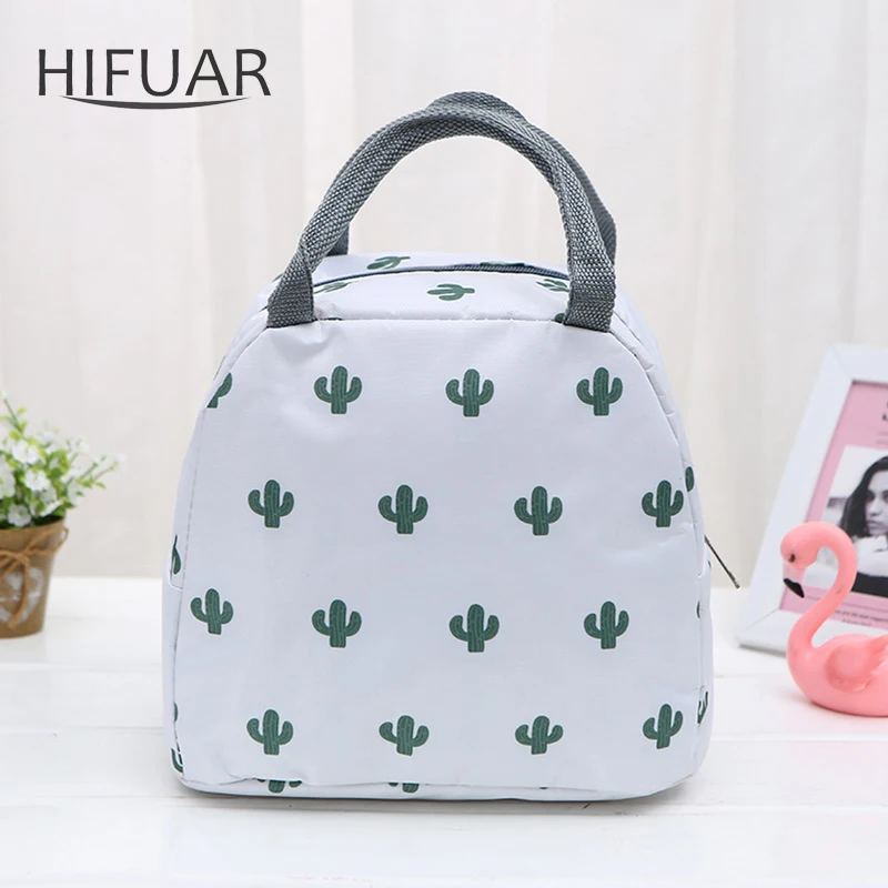 Кактус портативный изолированный Оксфорд сумки для обеда термальная еда пикника