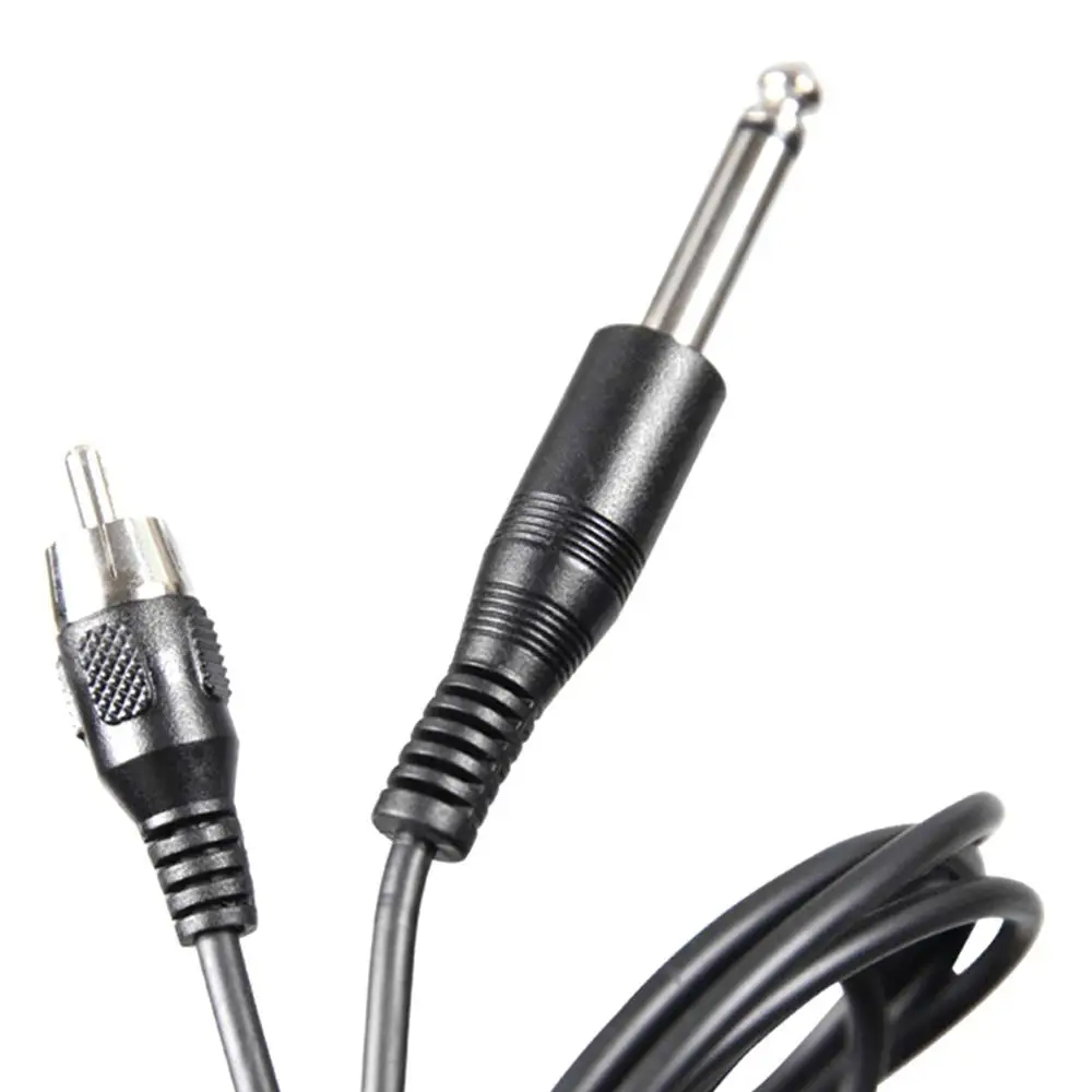 90 градусов прямоугольный тату rca-кабель с зажимом для тату художников с силиконовым кабелем
