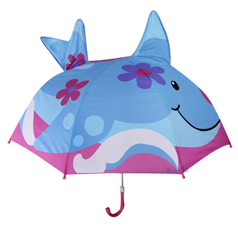 

Cute Cartoon Children Umbrella animation creative long-handled 3D ear modeling kids umbrella For boys girls