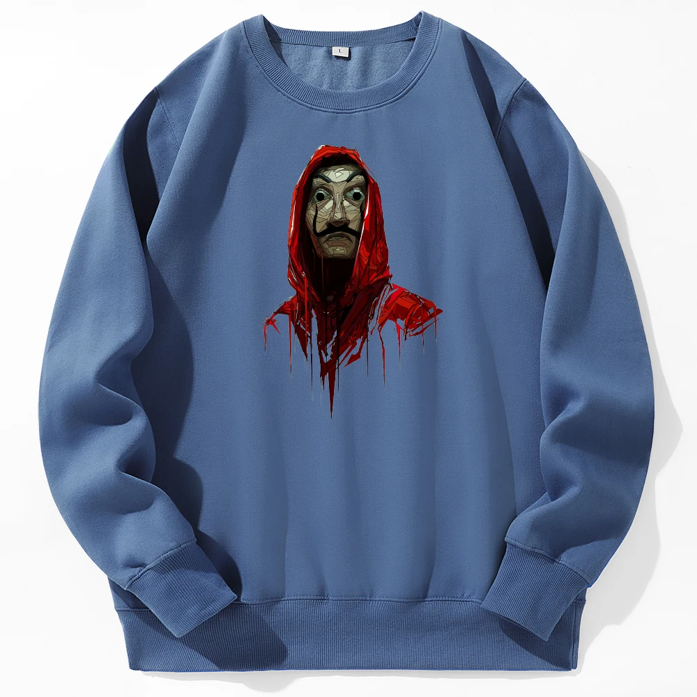 

Мужская толстовка La Casa De Papel Dali, Высококачественная рубашка оверсайз без рукавов, повседневная одежда, уличный модный свитер для мужчин