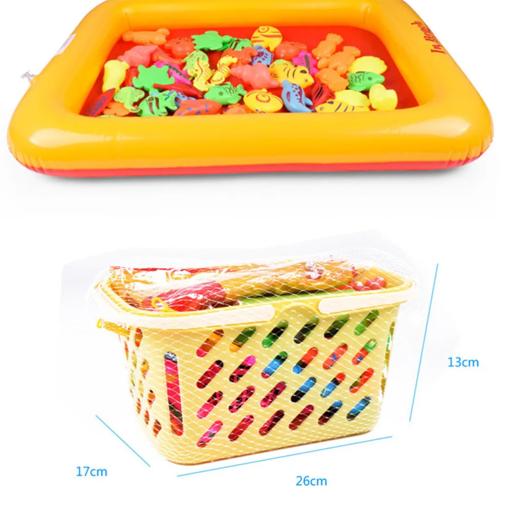 1 Набор/50 шт магнитные рыбные игрушки интересный игровой набор для рыбалки