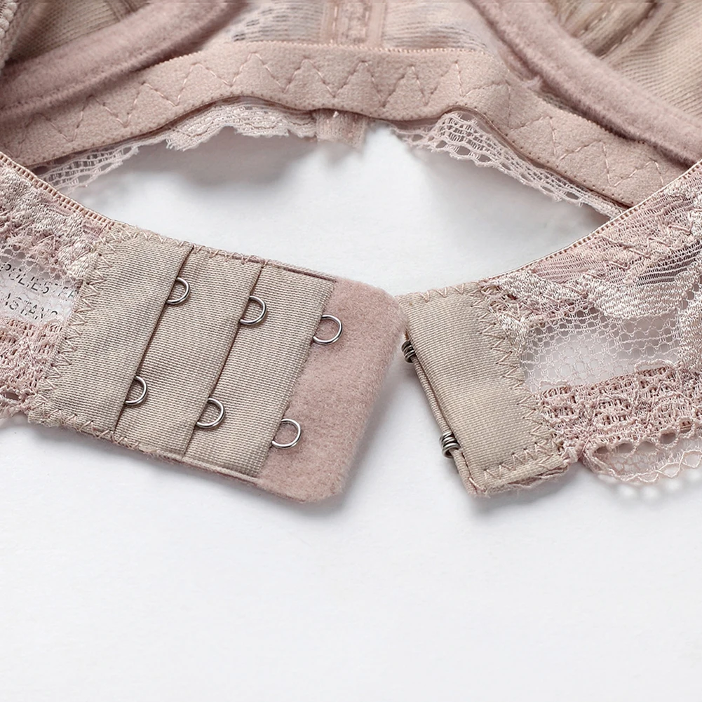 

Plus Size Sexy Women See-through Breathable Lace Flower Push Up Bra Underwear Lace Flower Push Up Bra Underwear Lace Flower Push