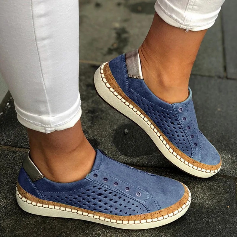 WENYUJH/Женская Осенняя обувь на плоской подошве; zapatos mujer; винтажный флоковый светильник с вырезами; мягкая обувь; женская обувь; Chaussure; Прямая поставка