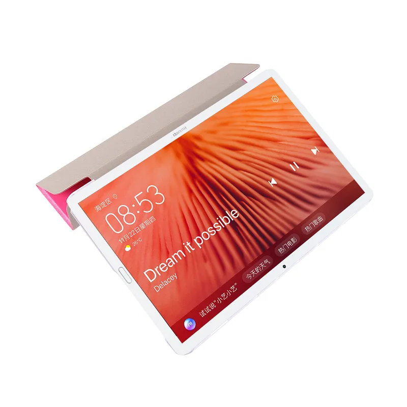 Планшет прозрачный+ pu 3 раза Ультратонкий чехол для huawei MediaPad M6 10,8 дюймов чехол для huawei MediaPad M6 10,8 чехол для планшета
