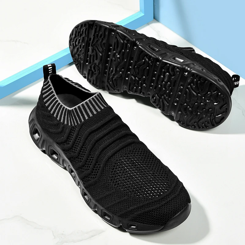 Men Hiking Shoes Outdoor Trekking Sports Climbing Boots 2021 Summer Breathable Mesh Non-slip Walking Trainers Camping Comforty