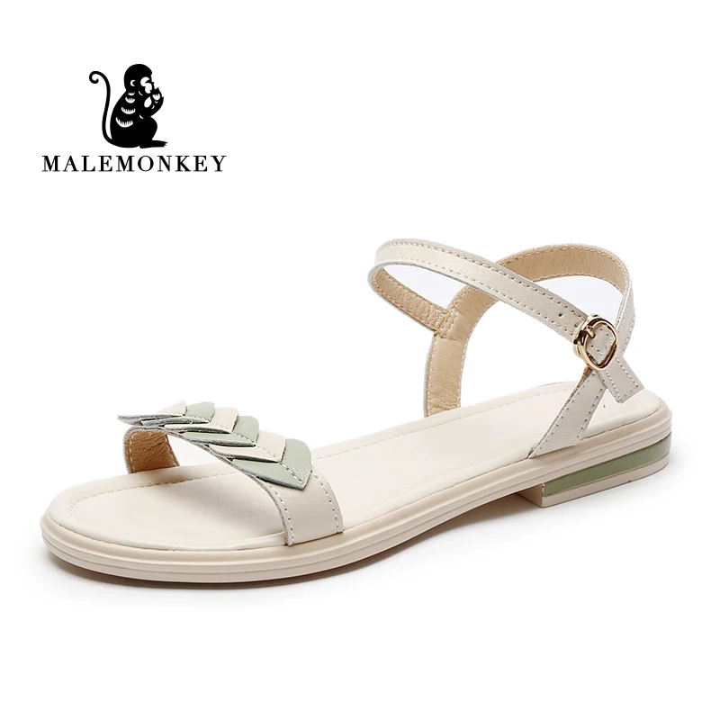 

Сандалии женские легкие дышащие, уличные босоножки на резинке, легкая повседневная обувь для прогулок, плоская подошва, модель Лето 2021