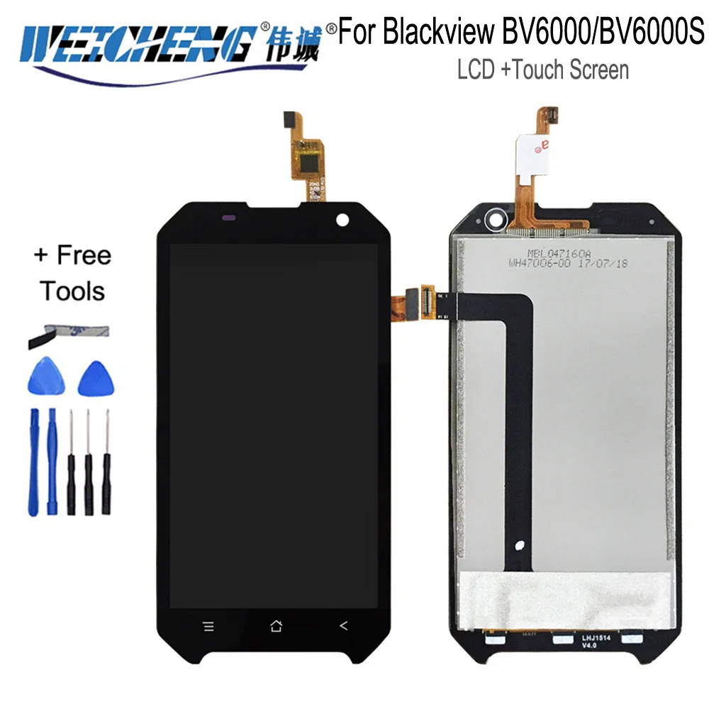 4 7 дюймов ЖК дисплей для Blackview BV6000 + сенсорный экран 100% протестированный