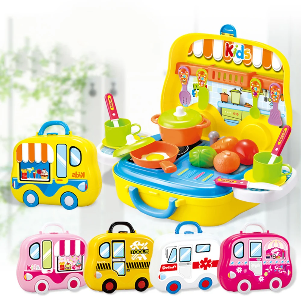 Набор игрушечных инструментов с чехлом для мальчиков и девочек|Детские кухни| |