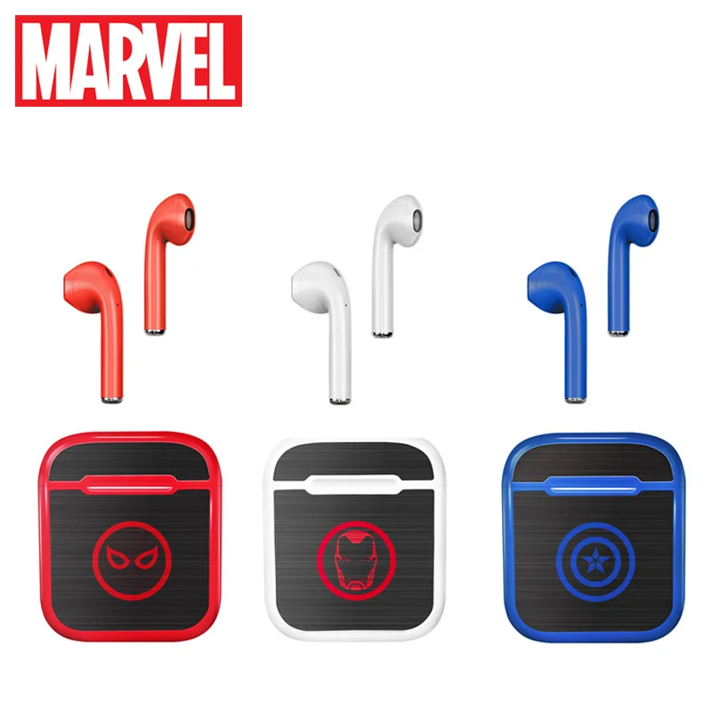 Новое поступление сертифицированные TWS наушники Marvel настоящие Беспроводные