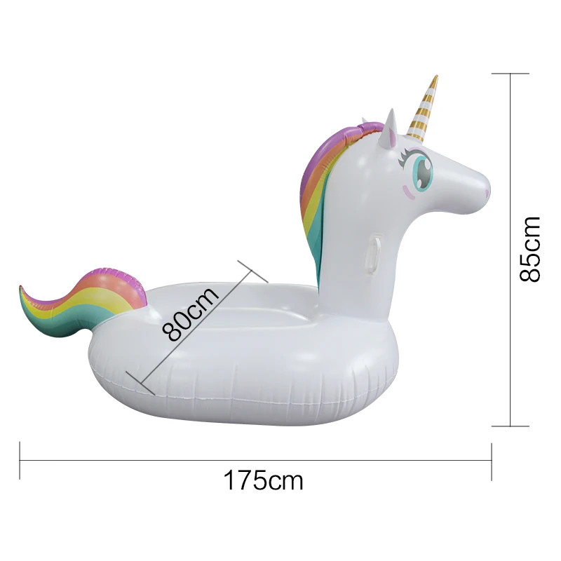 Горячая Гигантский Надувной Премиум Единорог бассейн поплавок Rideable Blow Up Летний