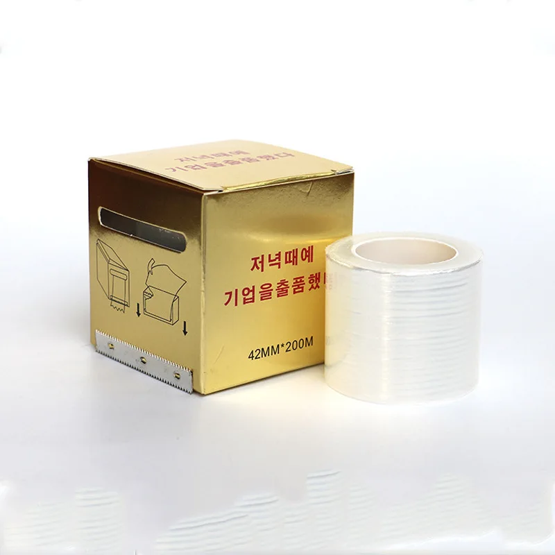 1 рулон тату для бровей микро лезвия Обёрточная бумага пленка 40 мм * 200 Пластик