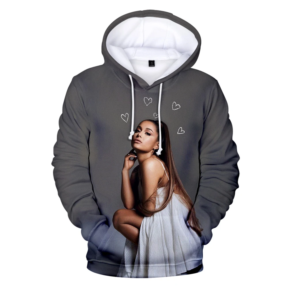 

Ariana Grande Hoodies Women Men Sweatshirts Fashion Casual Kids Hoodie keep warm 3D pullovers girls Sell well Tracksuits