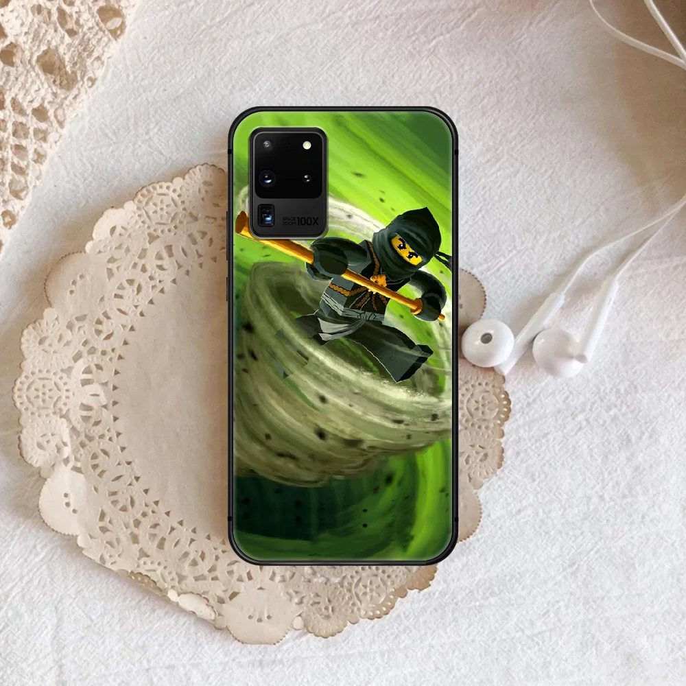 

LE-GO Ninjago Phone Case Cover Hull For Samsung Galaxy S 7 8 9 10 e 20 FE uitra plus Note 9 10 20 black Etui Tpu Shell Luxury