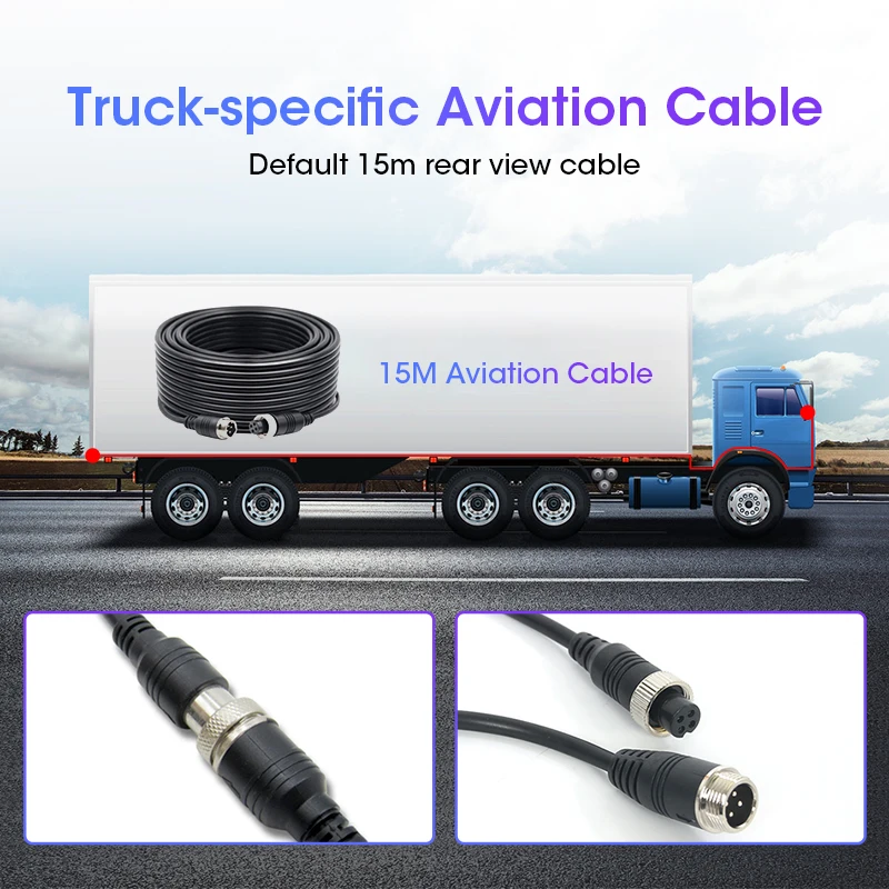 Jansite 4-канальный Автомобильный видеорегистратор с 4 камерами мобильный 7-дюймовый