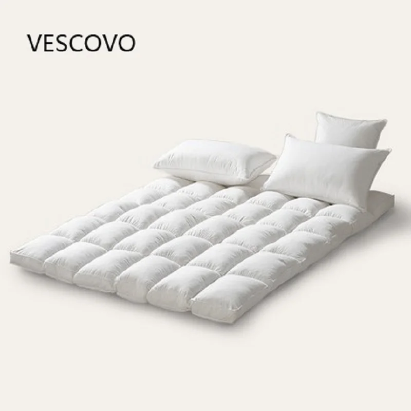 Удобный И Теплый матрас с наполнителем из белого гусиного пуха 100% толщина 5