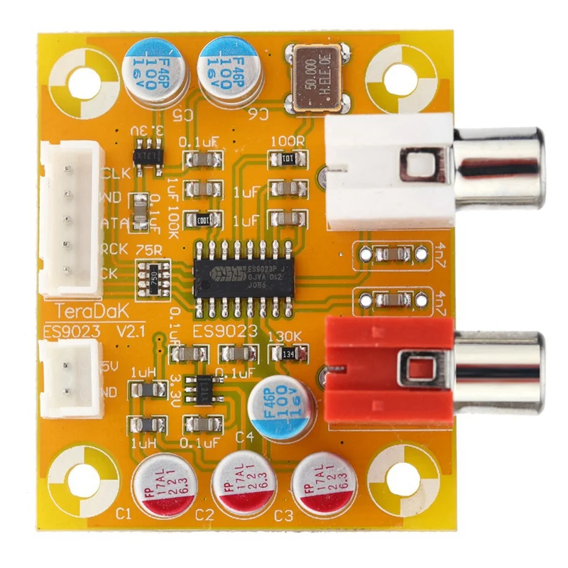 Dac Sabre Es9023 Analog I2S 24 Bit 192 Khz Decoder Board for Raspberry Pi | AC/DC Adapters