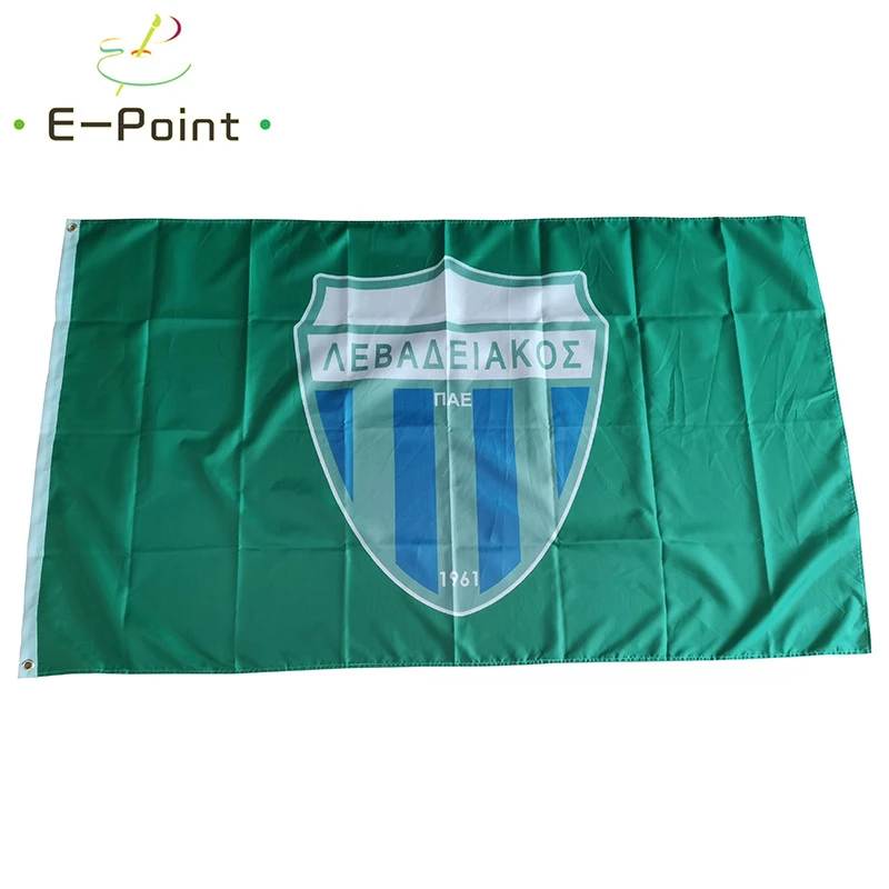 Флаг Греции Levadiakos F.C. 3 фута * 5 футов (90*150 см) размер рождественские украшения для
