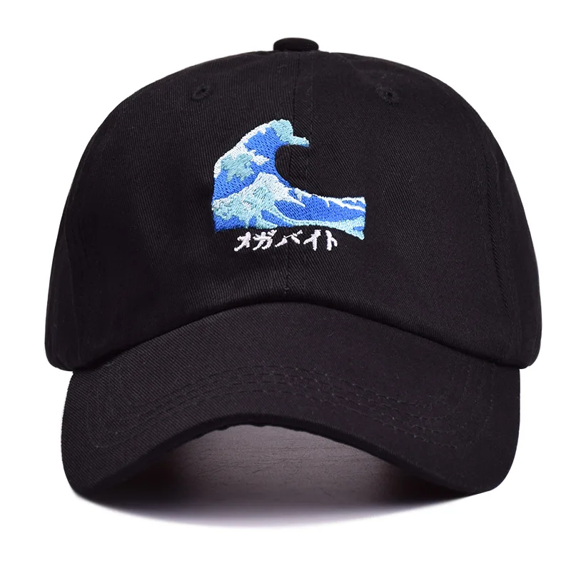 

2020 Breathable Waves Snapback dad Caps Strapback Baseball Cap Bboy Hip-hop Hats For Men Women Fitted Hat Black pink white