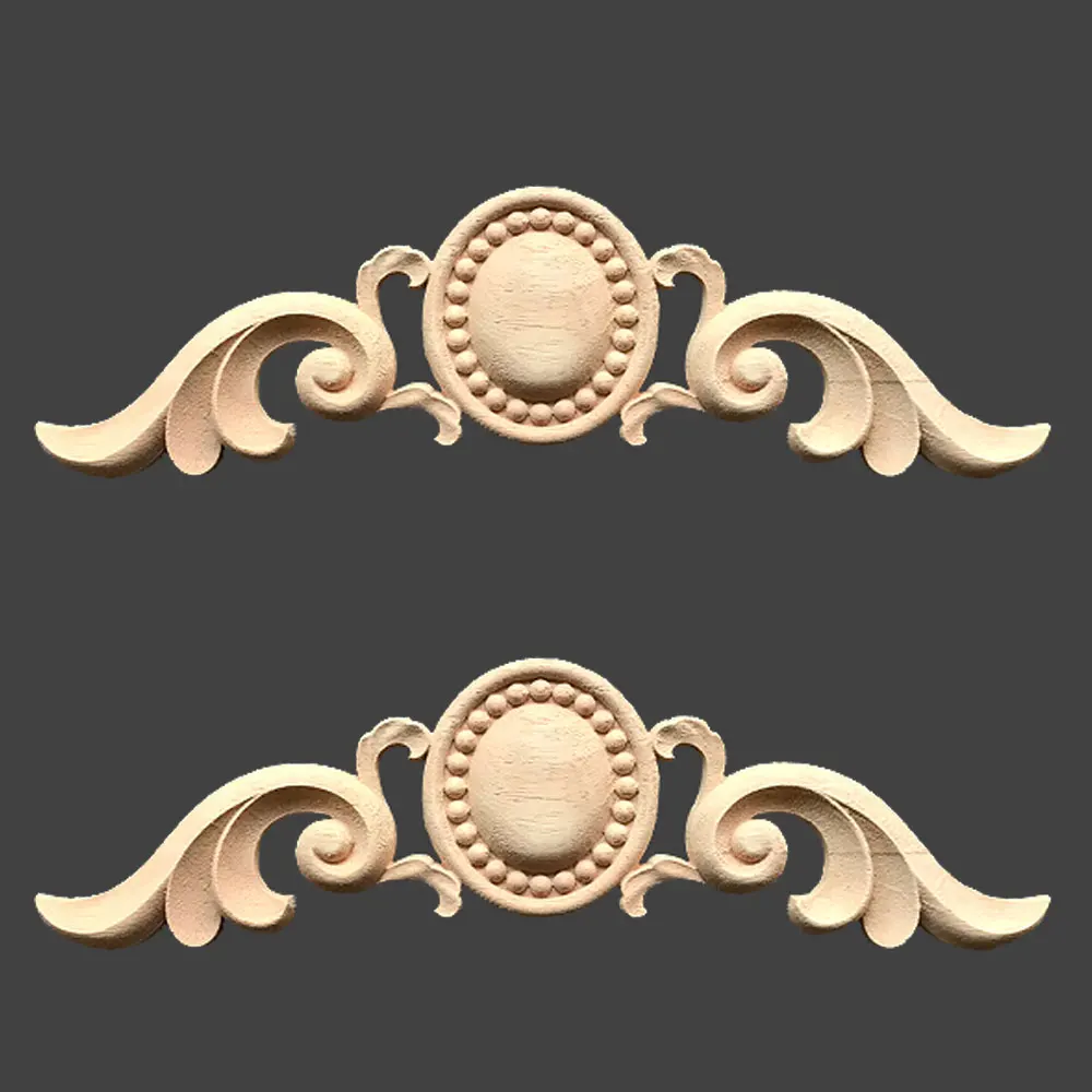 

2 шт. резьба по дереву цветок Цветочная резная угловая аппликация деревянные поделки неокрашенные DIY аксессуары Дверная кровать скульптуры ...