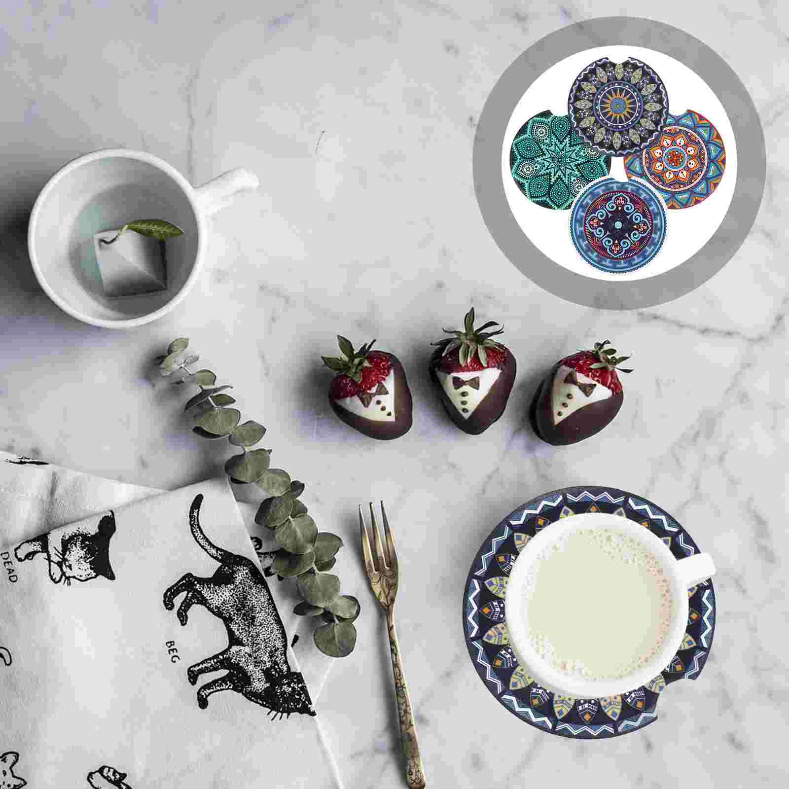 4 шт. прочные небольшие подставки под стаканы | Дом и сад