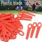 40 шт., сменные Пластиковые резаки для газонокосилки