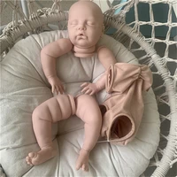 21inch reborn doll kit ruby sleeping baby reborn doll kit with cloth body diy reborn doll unpainted