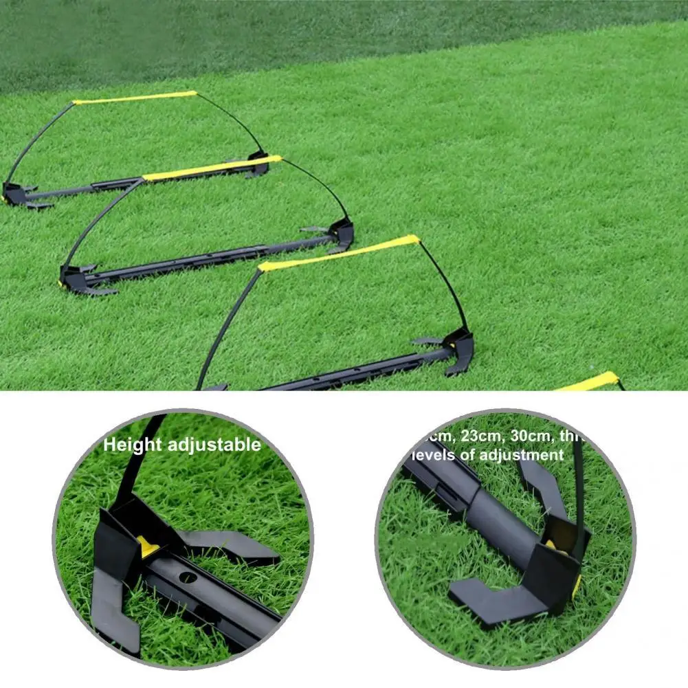 

Black Sturdy Adjustable High Quality Equipment Speed Hurdle 3 Gears Football Hurdle High Stability for Outdoor