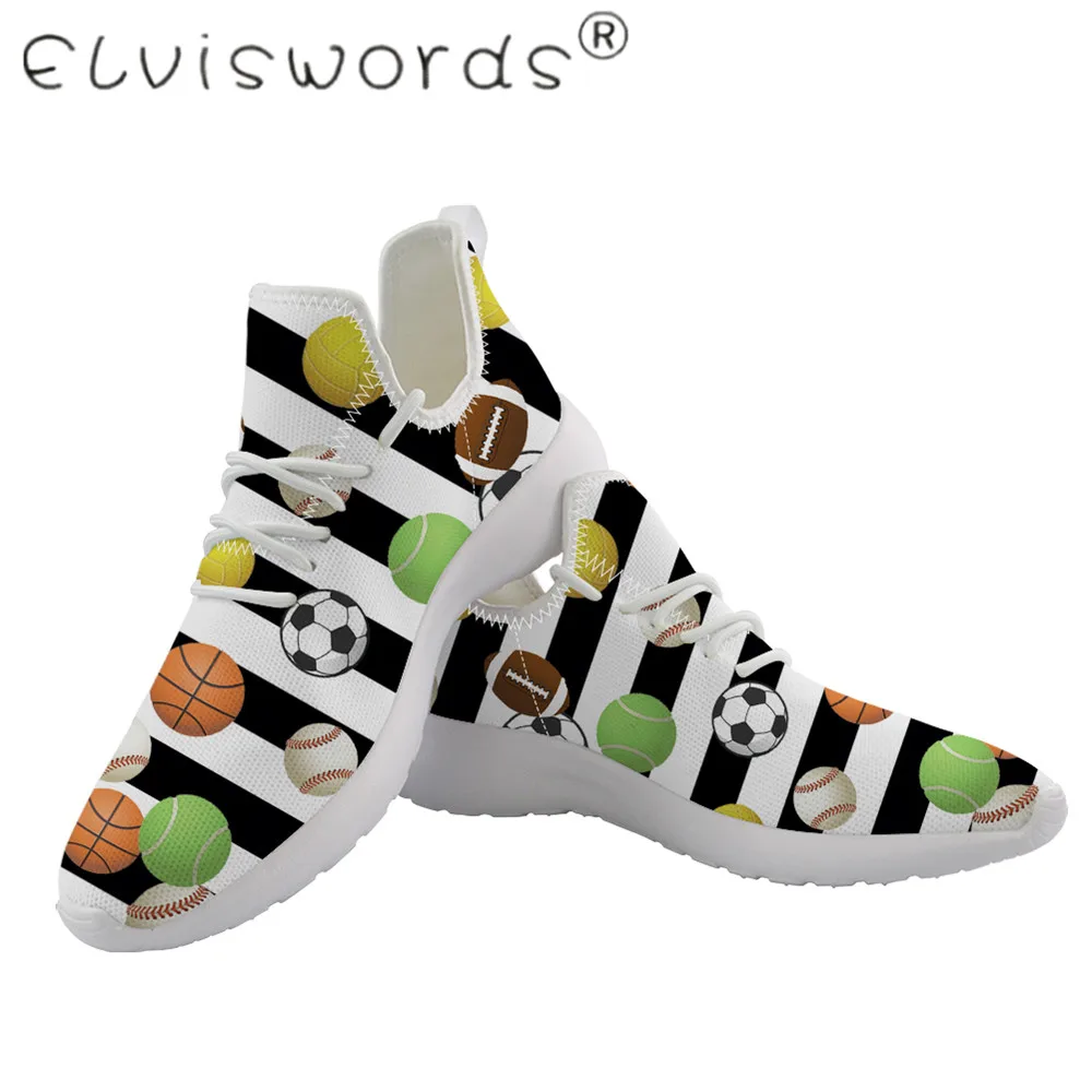 

ELVISWORDS новая уличная трикотажная сетчатая Вулканизированная обувь для мужчин, белые удобные кроссовки на платформе больших размеров
