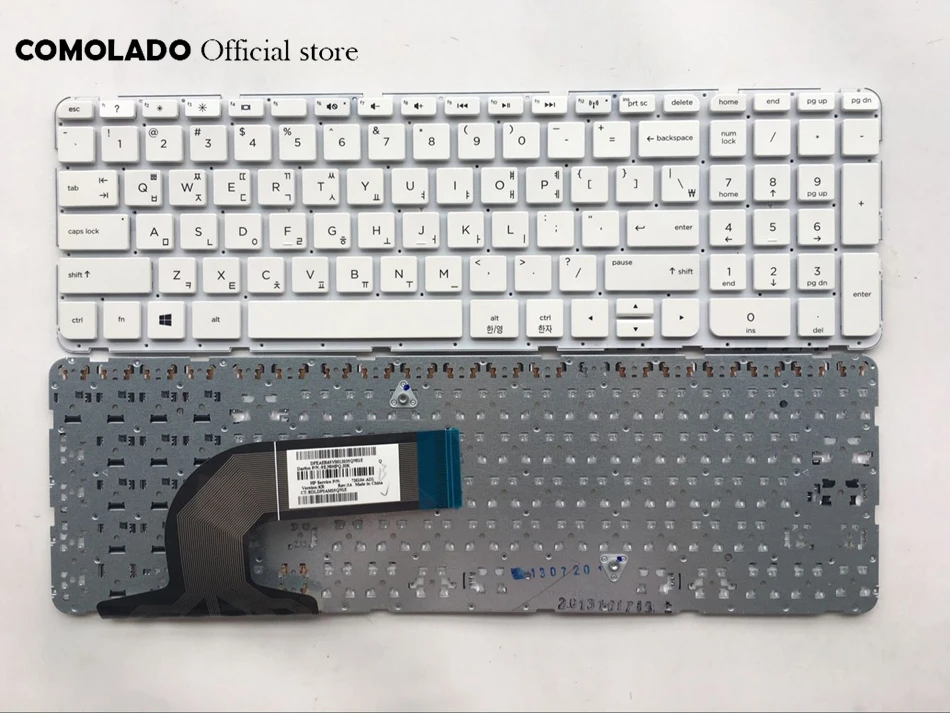 Клавиатура KR Layou для HP Pavilion 15E 15N 15T 15 N E E000 N000 N100 белая без рамки|Клавиатуры замены| |