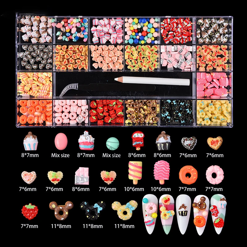 Сахарный салонный сладкий слайм для леденцов мороженого 3D Подвески с плоской