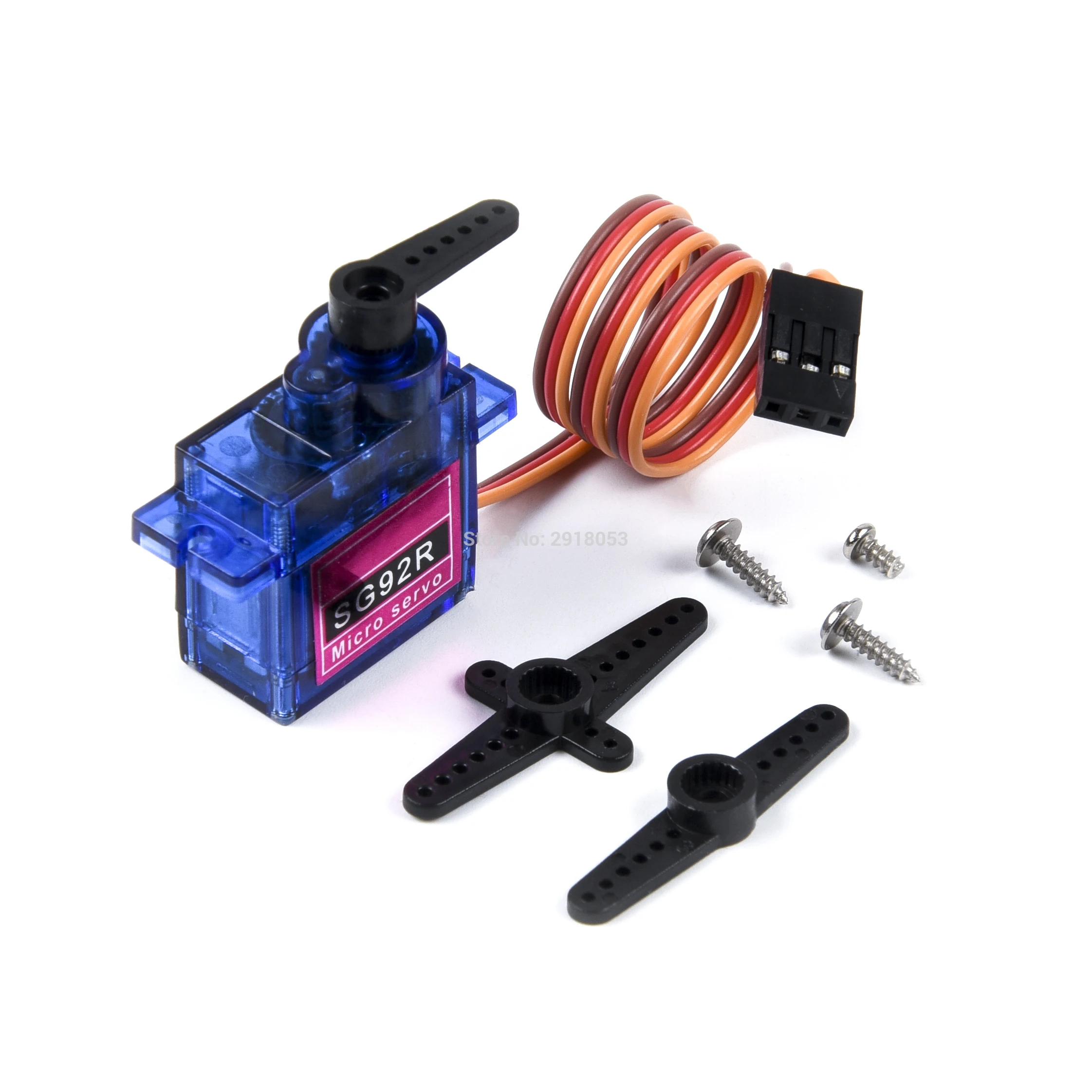 Mini Micro SG92R Digital Servo 9g 4.2V~6V with Nylo Gear 25cm Cable JR Connector for RC Airplane Car Boat Robot Parts | Игрушки и хобби