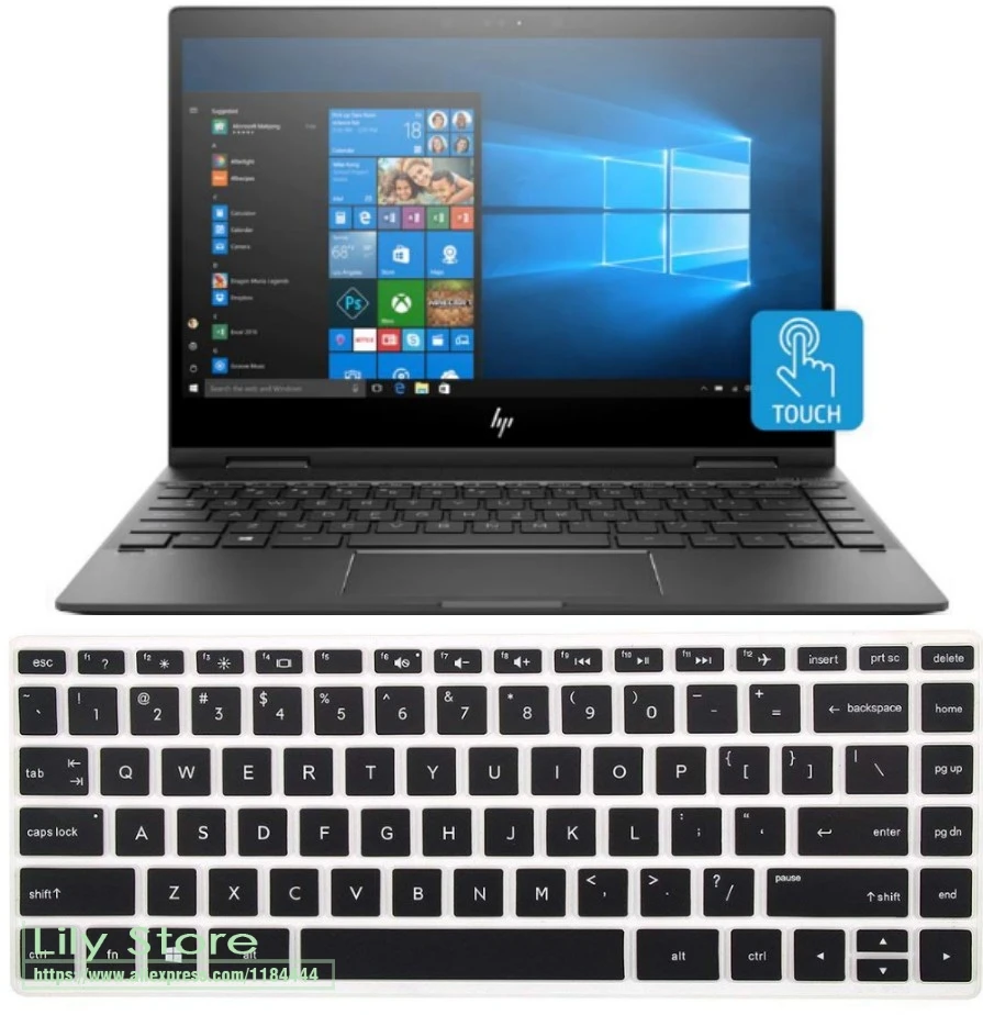 Для ноутбука HP ENVY 13 дюймов Spectre X360 13-ag ad ah ac ae af w020 3 &quot2017 2018 Защитная крышка для