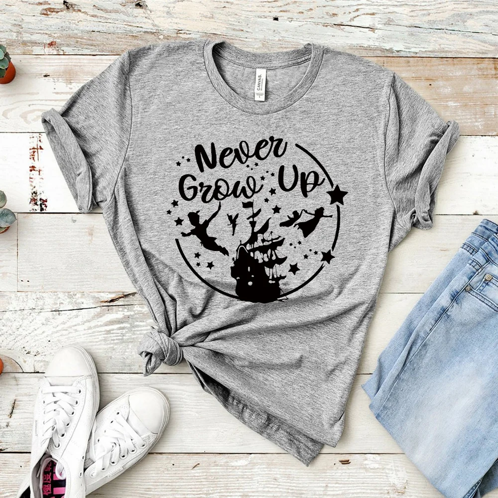 2019 &quotПитер Пэн&quot Never Grow Up футболка с надписью I'm So Fly Нетландии футболки Magci база