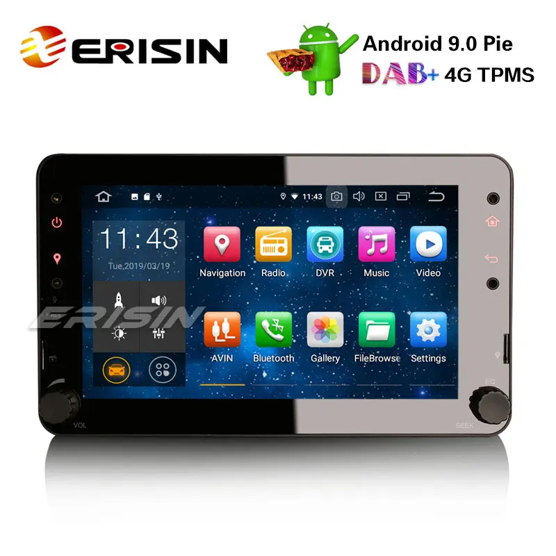 Erisin ES4820R 7 &quotAndroid 9 0 Авторадио GPS TPMS OPS DAB + Wifi для Alfa Romeo Spider 159 Brera|Автомагнитолы| |
