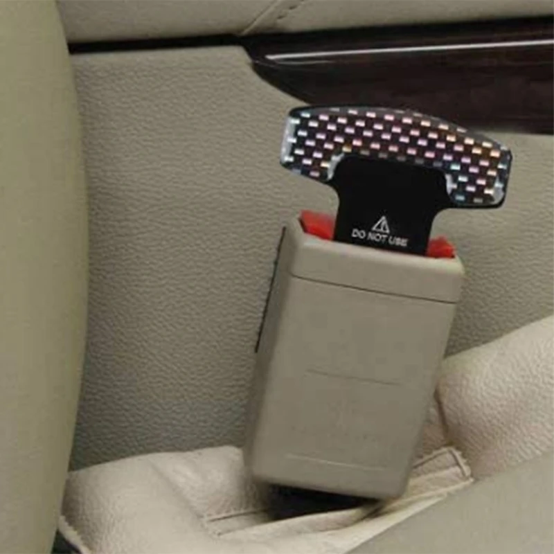 

2 Pcs Safety Seat Belt Buckle Alarm Noise Stopper Replacement Car Seatbelt Silencers For Auto Interior Accessories