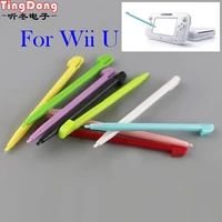 10pcslot multi color stylish touch pen touch stylus pen for nintend wii u wiiu game console