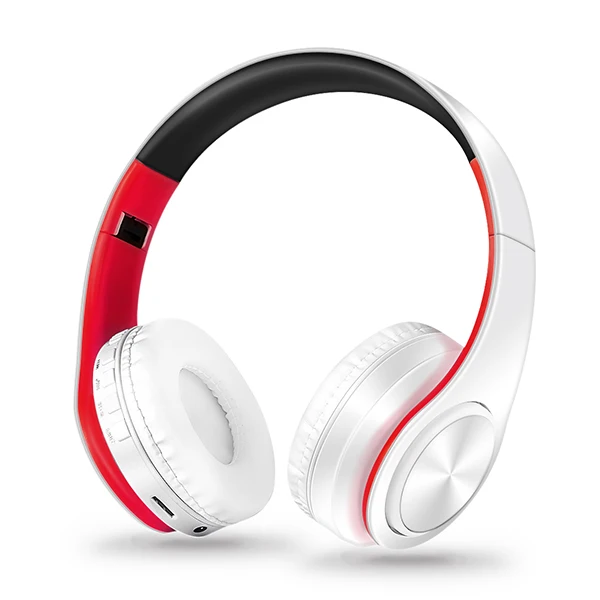 white red AYVVPII плеер без потерь bluetooth наушники с микрофоном беспроводная стерео гарнитура музыка для Iphone samsung Xiaomi mp3 спортивные - Цвет: white red