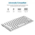 Беспроводная игровая клавиатура, компьютерная игра, Универсальная Bluetooth клавиатура для планшета, испанский, немецкий, русский, французский, корейский, арабский
